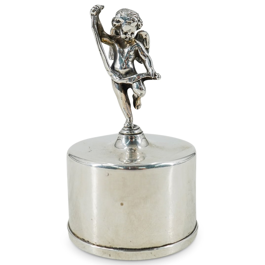 Antique Tiffany & Co Sterling Silver Stamp Dispenser (1 of 4)