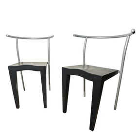 Pair of "Dr. Glob" By Philippe Starck for Kartell Chairs