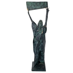 Douglas Staten (American, 20th century) Moses Papier Mache Sculpture