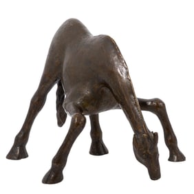 Bronze Baby Giraffe Sculpture