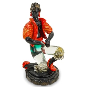Murano Glass Blackamoor Figure