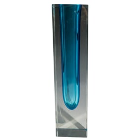 Vintage Sommerso Murano Glass Vase