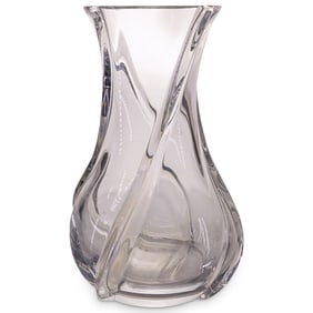 Baccarat Crystal "Serpentin" 10" Flower Vase