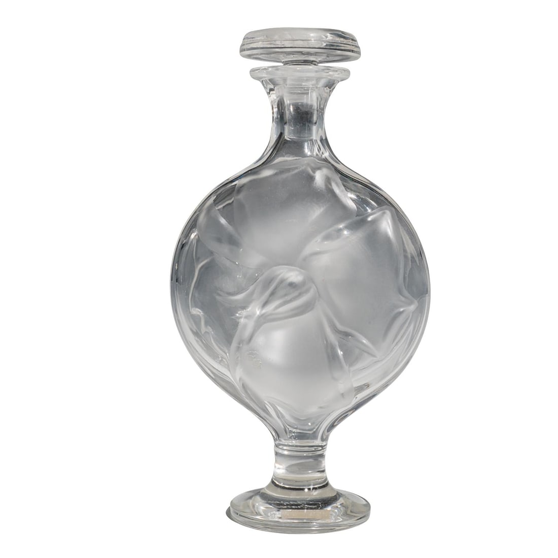 Lalique Crystal "Moulin Rouge" Perfume Bottle W/ Stopper (1 of 7)