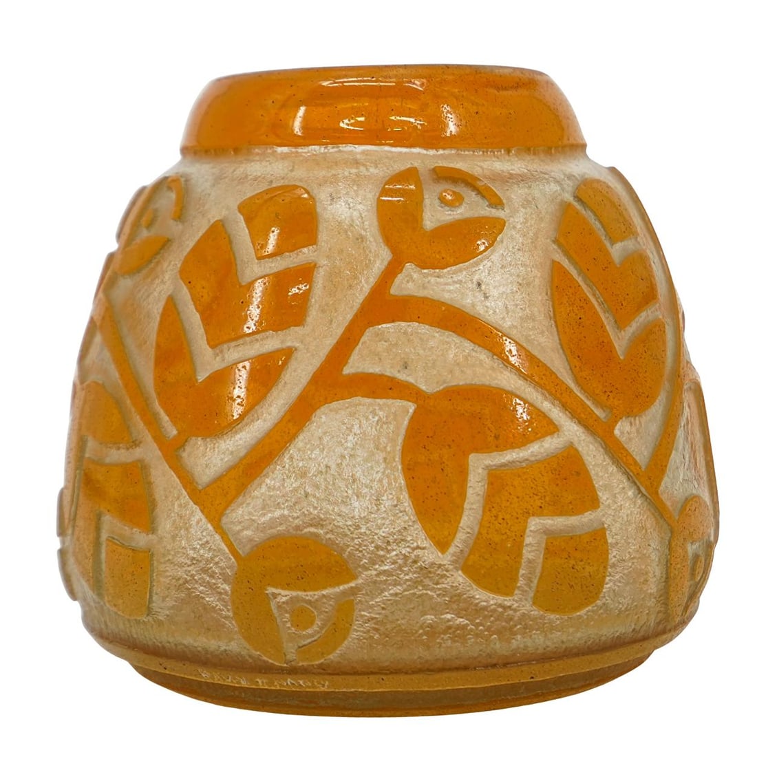 Antique French Daum Nancy Art Glass Vase (1 of 5)