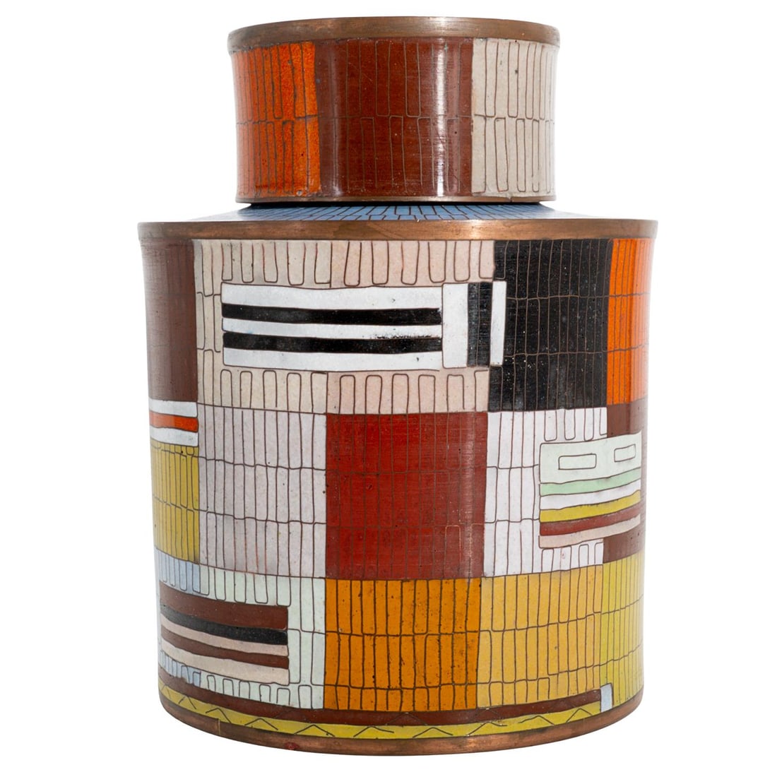 Fabienne Jouvin Cloisonne Jar (1 of 6)
