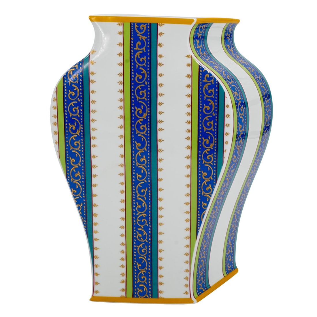 Tadao Amano x Rosenthal "Kusumam" Porcelain Vase: Tadao Amano x Rosenthal "Kusumam" Porcelain Vase 20th century, Germany Tadao Amano x Rosenthal porcelain vase in the "Kusumam" pattern. Marked on bottom "Rosenthal Germany Studio-Linie Tadao Amano Kus