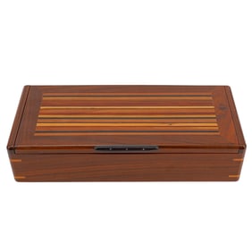 Small Wooden Marquetry Box