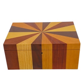 Ercolano Italy Marquetry Jewelry Box