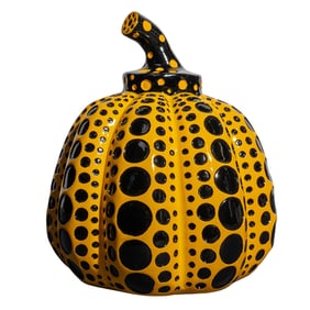Yayoi Kusama (Japanese 1929) "Pumpkin" Figure