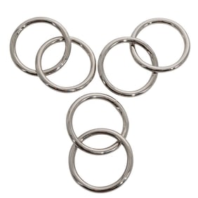 (3 pcs) Alessi Andrea Incontri Stainless Steel Napkin Rings
