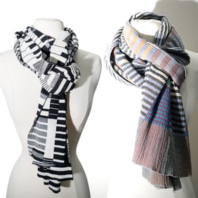 (2 Pc) Nuno Japanese Textile Shawls