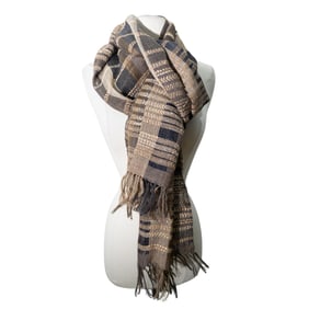 (2 Pc) Chiaki and Kaori Maki Hand Crafted Textile Scarfs