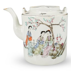 Antique Chinese Porcelain Teapot