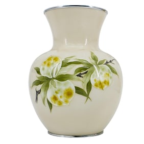 Vintage Japanese Cloisonne Enamel Vase