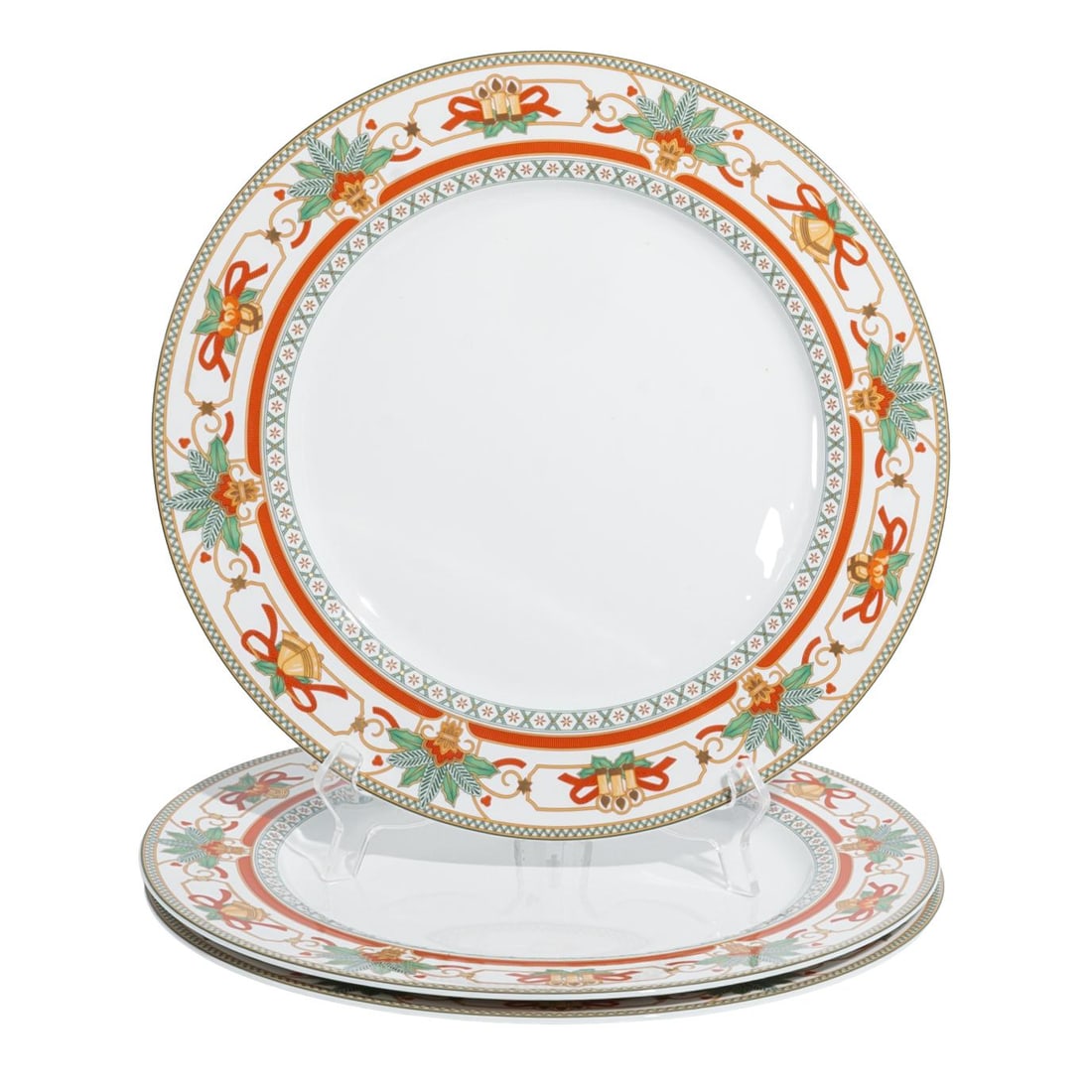 (3 pcs) Hutschenreuther Porcelain Holiday Chargers (1 of 5)