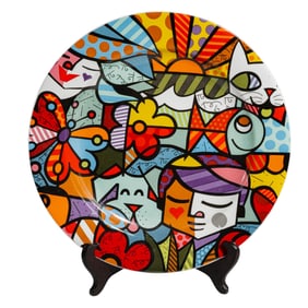 Romero Britto by Vista Alegre Special Edition Charger Plate