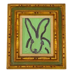 After Hunt Slonem "Hey" Oil Painting