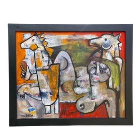 Rodrigo Guillen (Cuban/American, b. 1961) Abstract Oil on Canvas