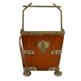 Victorian English Table Handled Ice Bucket