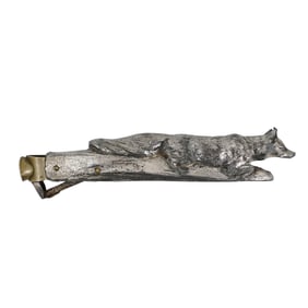 Silver Plated Fox V-Cut Cigar Cutter
