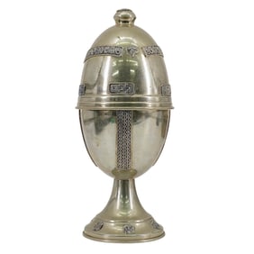 Judaica Silver Plated Egg Box