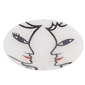 Large Ulrica Hydman-Vallien x Kosta Boda Art Glass Bowl