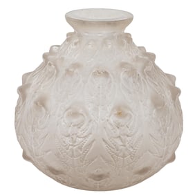 Rene Lalique "Fougeres" Glass Vase