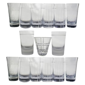 (15 pcs) Assorted Rosenthal and Kade Spade Glassware