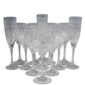 (13 pcs) Rogaska Crystal Stemware