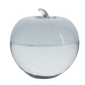 Tiffany & Co. Crystal 'Apple' Paperweight