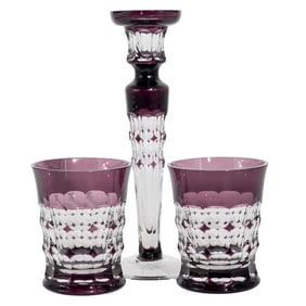 (3 pcs) Christian Lacroix Bohemian Crystal Articles