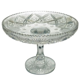 Brilliant Cut Crystal Centerpiece