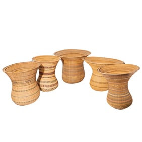 (5 pcs) Amazonian Tribal Yekuana Baskets