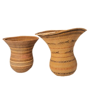 (2 pcs) Amazonian Tribal Yekuana Baskets