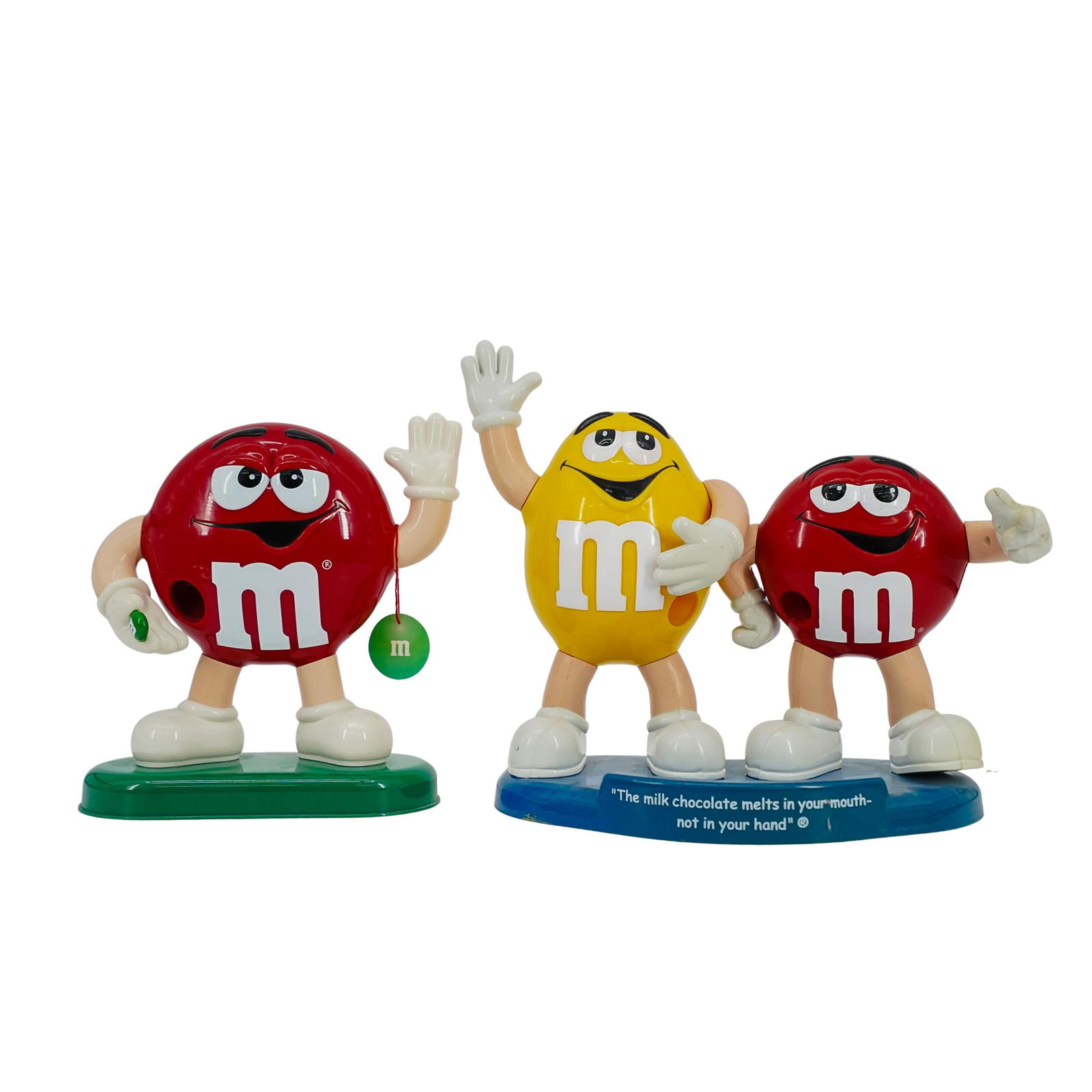(3 Pcs) M&M Candy Dispenser Collection (1 of 6)