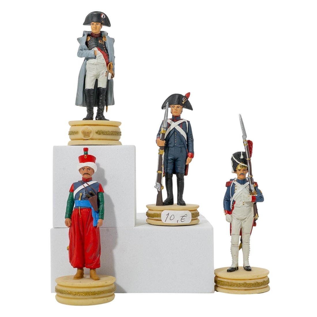 (4 pcs) Napoleon and the Imperial Guard Lead Military Figurines (1 of 7)