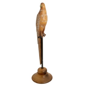 Sarreid Carved Wood Parrot