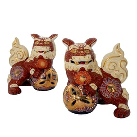 Pair of Vintage Foo Dogs