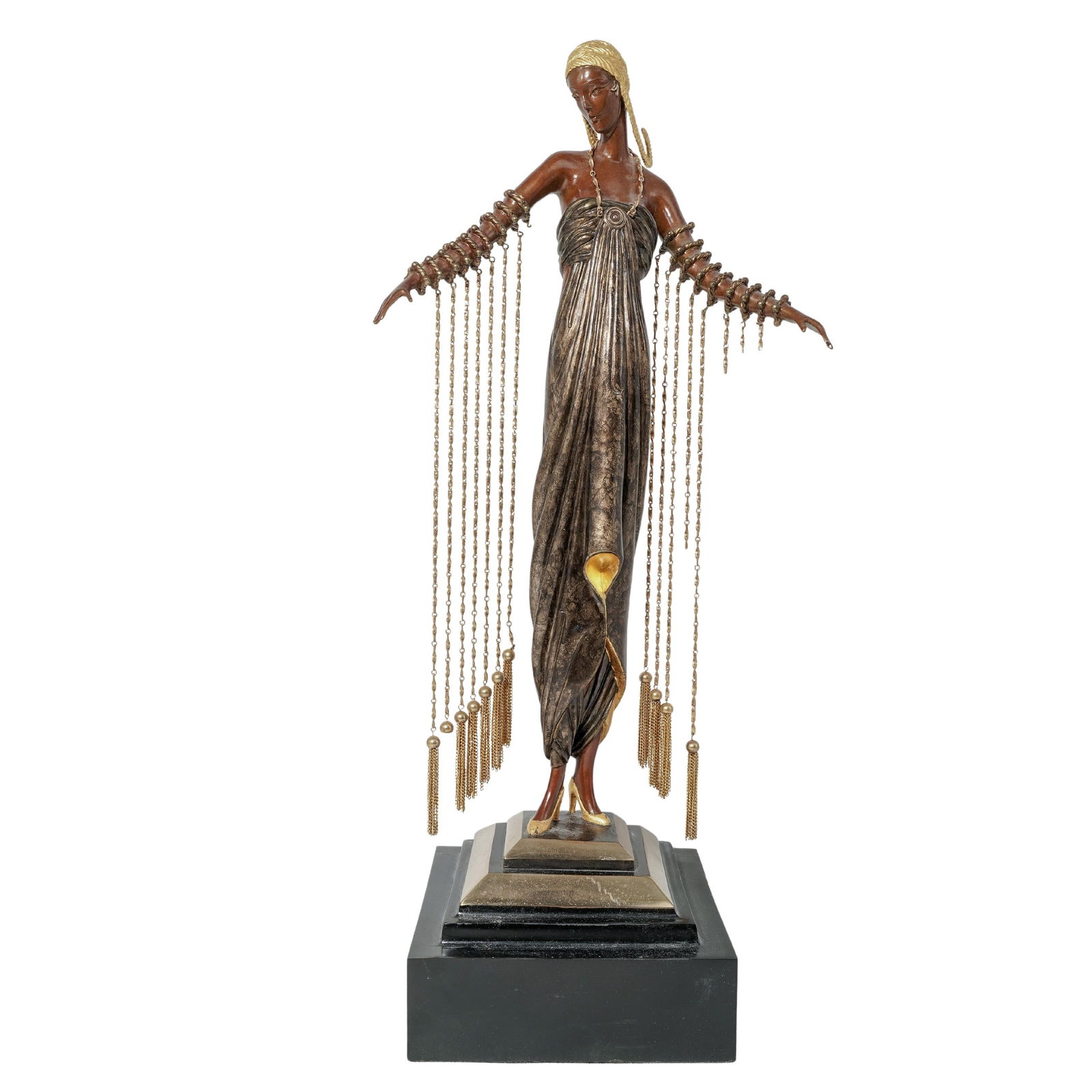 Erte (Russian/French, 1892-1990) Bronze Sculpture, "Zobeide" (1 of 7)