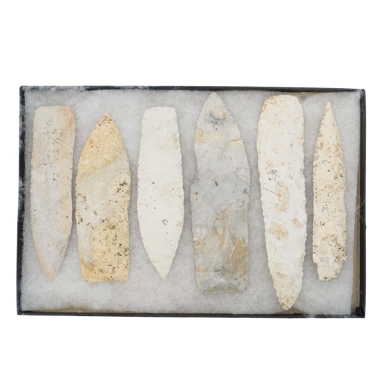 (6 Pc) Antique Native American Arrowheads Collection (1 of 3)