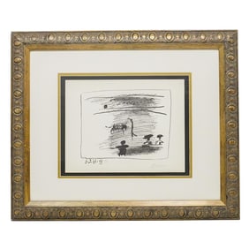 Pablo Picasso (Spanish, 1881-1973) "Les Banderilles (IV)" Limited Edition Lithograph