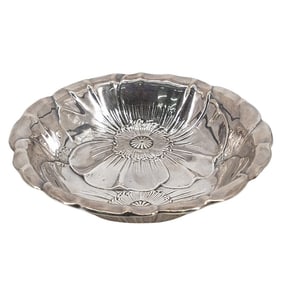 Wallace Sterling Silver Floral Bowl