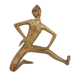 Gilt Bronze Female Figural Statue