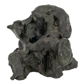 Saint Clair Cemin Carved Bronze Sculpture