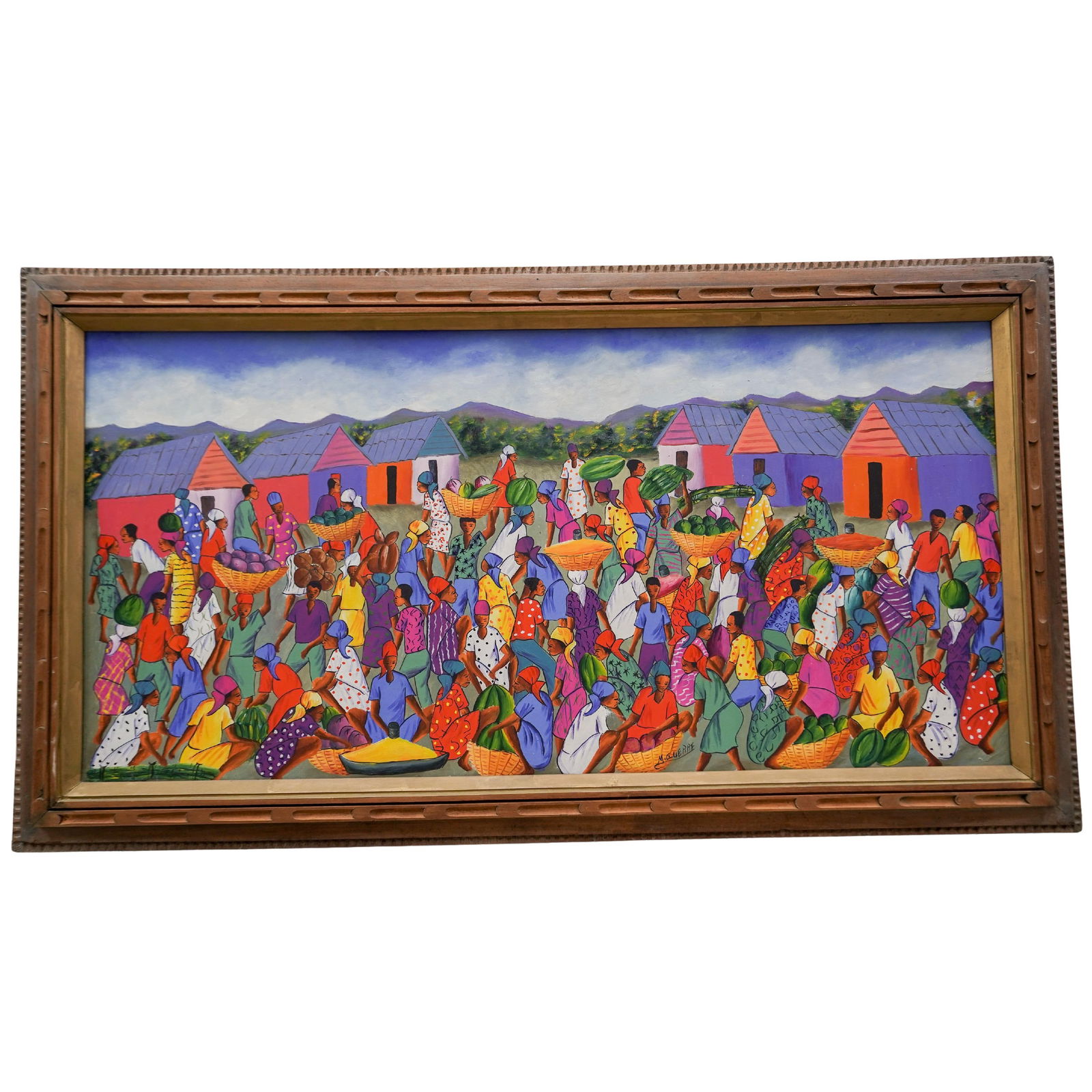 Maurice Guerre (Haitian, b. 1947) Signed Oil Painting (1 of 5)