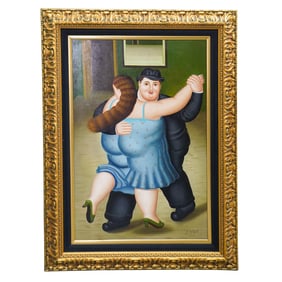 Attrib. to Fernando Botero (Colombian, 1932-2023) Oil on Canvas