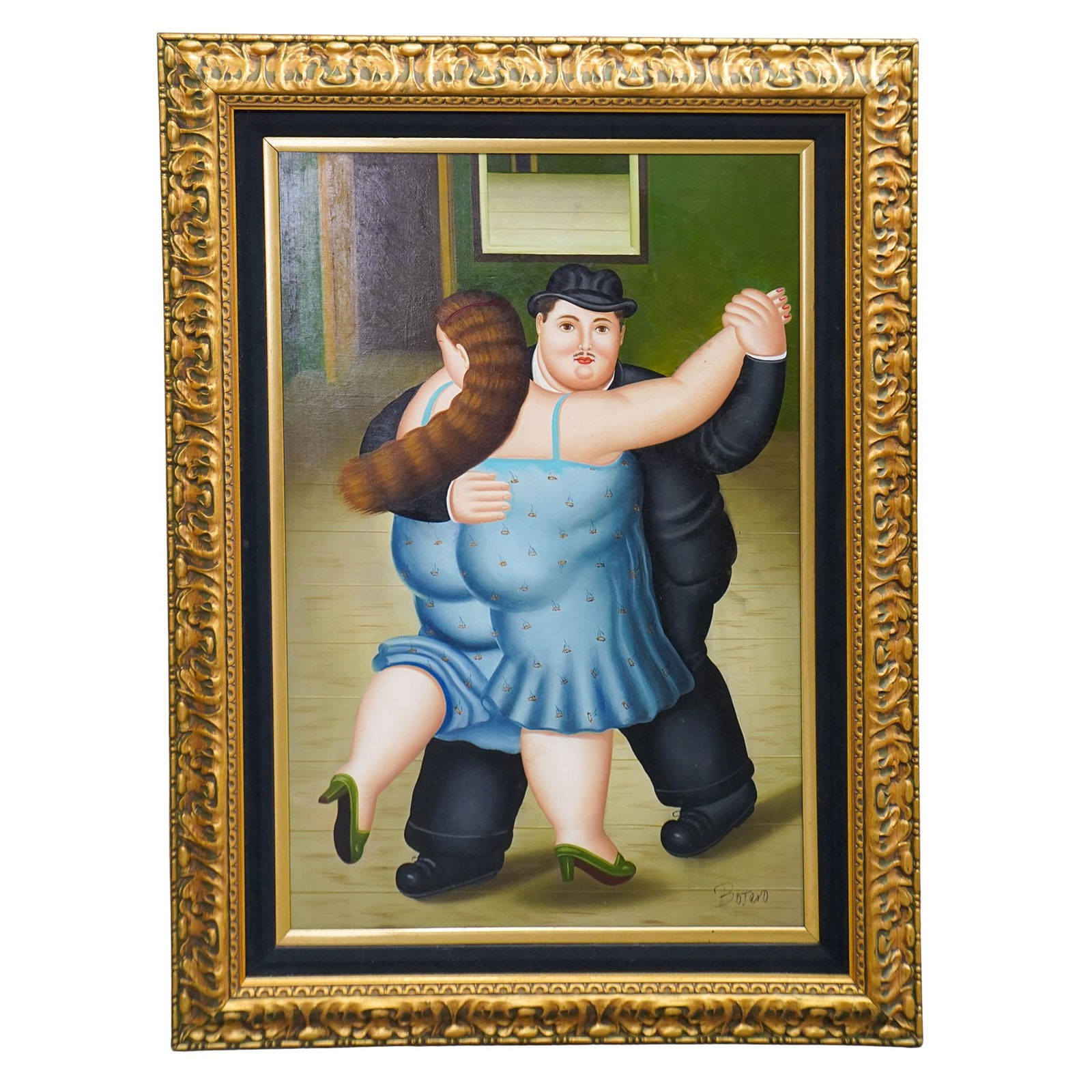 After Fernando Botero (Colombian, 1932-2023) Oil on Canvas (1 of 5)