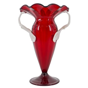 Att. Barovier Seguso & Ferro Murano Glass Vase