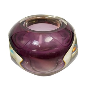 Small Murano Sommerso Glass Bowl